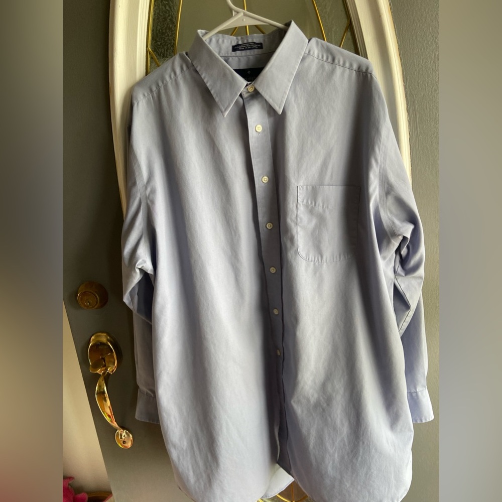 Barrington dress shirt, 17 1/2 neck 34-35, blue